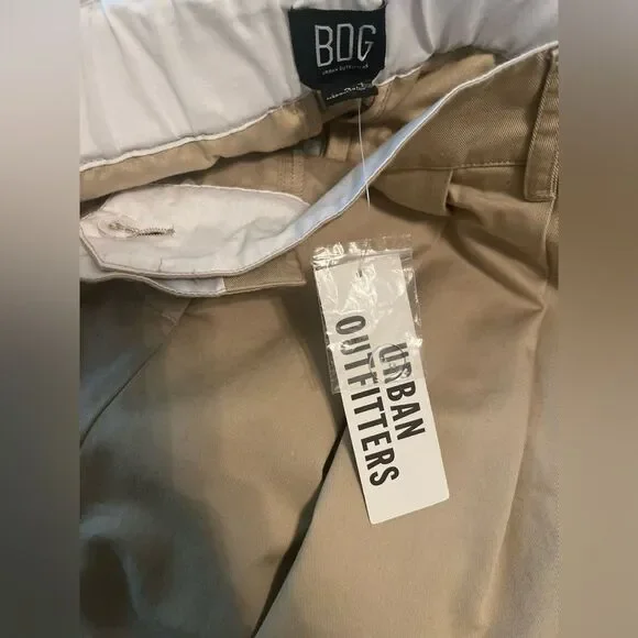 NWT Urban Outfitters Beige Wide-Leg Pants - Picture 6 of 6